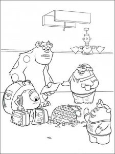 Monsters University coloring page 8 - Free printable
