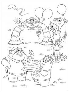 Monsters University coloring page 9 - Free printable