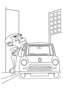 Mr. Bean coloring page 15 - Free printable