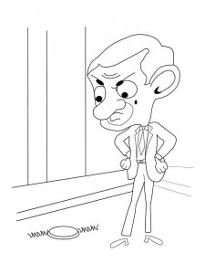 Mr. Bean coloring page 18 - Free printable
