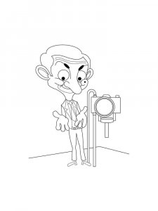 Mr. Bean coloring page 7 - Free printable