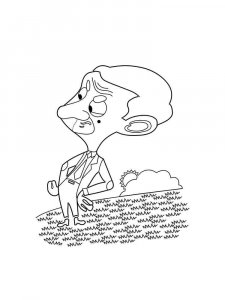 Mr. Bean coloring page 8 - Free printable