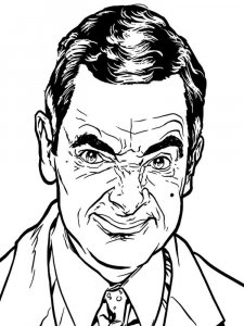 Mr. Bean coloring page 21 - Free printable