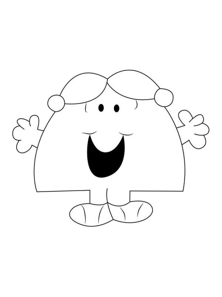 Mr. Men coloring pages