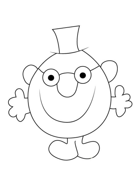 Mr. Men coloring pages