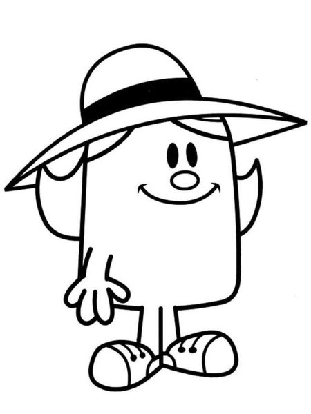 Mr. Men coloring pages