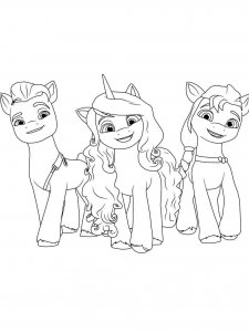 My Little Pony: A New Generation coloring page 11 - Free printable