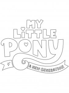 My Little Pony: A New Generation coloring page 13 - Free printable