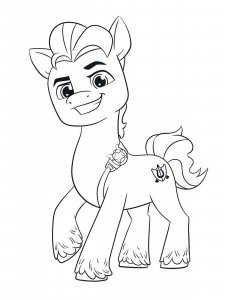 My Little Pony: A New Generation coloring page 2 - Free printable