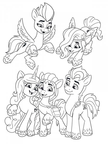My Little Pony: A New Generation coloring pages