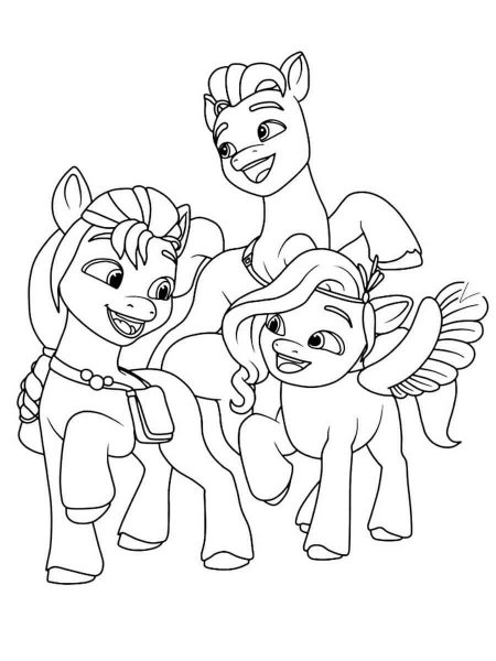 My Little Pony: A New Generation coloring pages