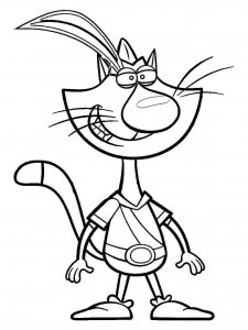 Nature Cat coloring page 16 - Free printable