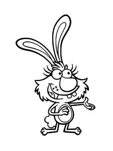 Nature Cat coloring page 4 - Free printable