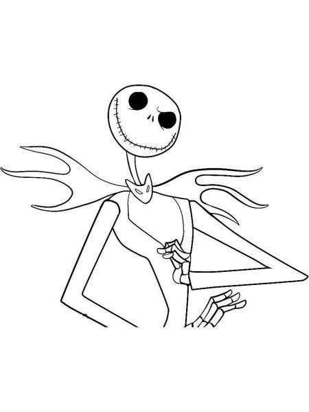 Nightmare Before Christmas coloring pages