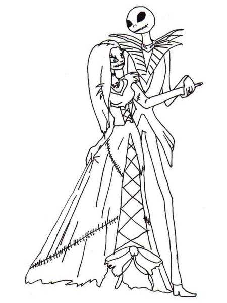 Nightmare Before Christmas coloring pages