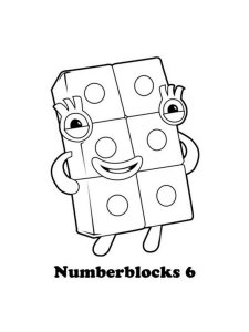 Numberblocks coloring page 10 - Free printable