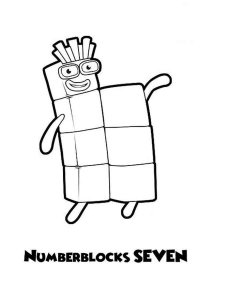 Numberblocks coloring page 11 - Free printable