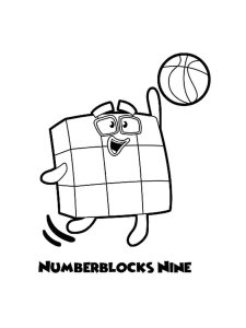 Numberblocks coloring page 21 - Free printable