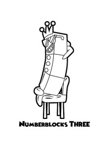 Numberblocks coloring page 26 - Free printable