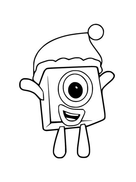 Numberblocks coloring pages