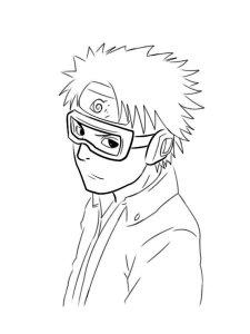 Obito coloring page 1 - Free printable