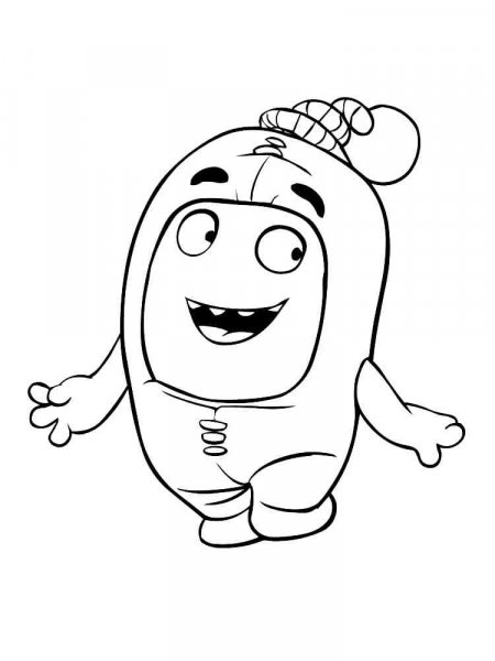 Oddbods coloring pages