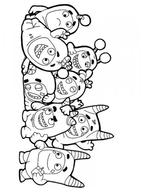 Oddbods Coloring Pages