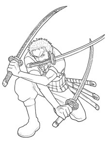 One Piece coloring page 21 - Free printable