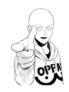 One Punch Man coloring page 10 - Free printable