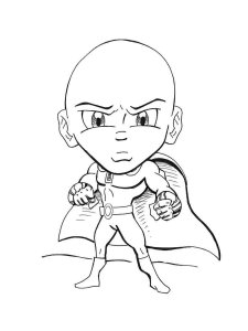 One Punch Man coloring page 2 - Free printable