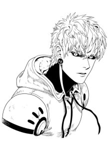 One Punch Man coloring page 7 - Free printable