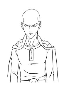 One Punch Man coloring page 8 - Free printable