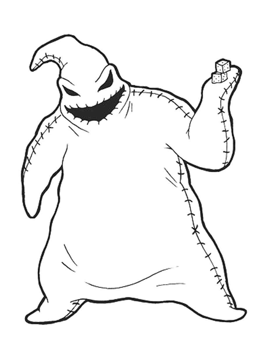 Printable Oogie Boogie Coloring Pages