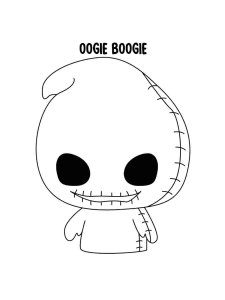 Oogie Boogie coloring page 8 - Free printable