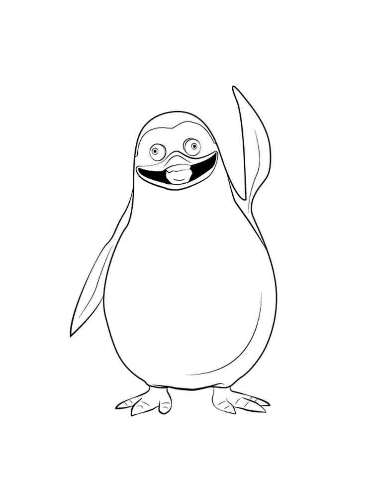 Penguins Of Madagascar Coloring Coloring Pages