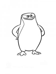 Penguins of Madagascar coloring page 3 - Free printable