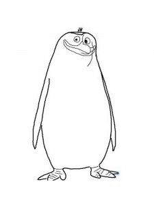 Penguins of Madagascar coloring page 5 - Free printable