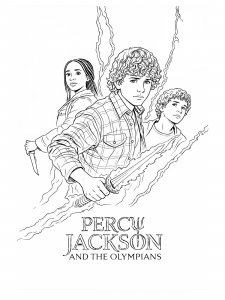 Percy Jackson and the Olympians Coloring Page