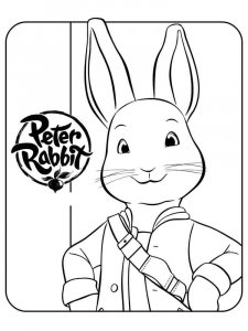 Peter Rabbit coloring page 2 - Free printable