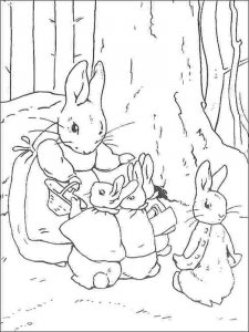 Peter Rabbit coloring page 4 - Free printable