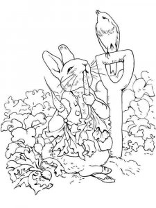 Peter Rabbit coloring page 5 - Free printable
