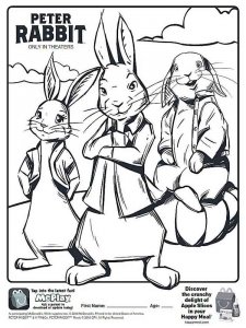 Peter Rabbit coloring page 7 - Free printable