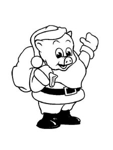 Piggly Wiggly coloring page 1 - Free printable