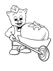 Piggly Wiggly coloring page 12 - Free printable
