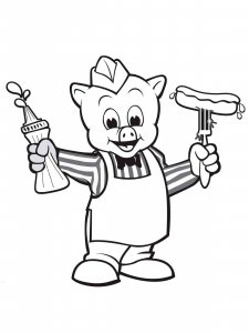 Piggly Wiggly coloring page 2 - Free printable