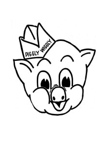 Piggly Wiggly coloring page 4 - Free printable
