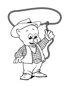 Piggly Wiggly coloring page 6 - Free printable