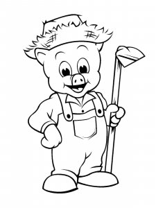 Piggly Wiggly coloring page 7 - Free printable