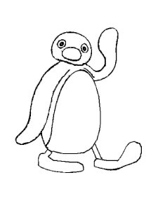 Pingu coloring page 1 - Free printable