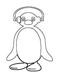 Pingu coloring page 6 - Free printable